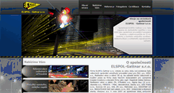 Desktop Screenshot of elspol-gattnar.cz